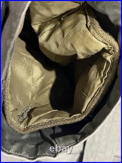 Korean War 1946 Dated Overcoat Large Regular OD 7 Sateen Wool US ARMY