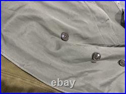 Korean War 1946 Dated Overcoat Large Regular OD 7 Sateen Wool US ARMY