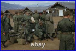 Korean War 1946 Dated Overcoat Large Regular OD 7 Sateen Wool US ARMY