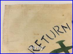 Korean War 1950-53 Returned From Hell US Soldier Souvenir Silk Hanky Blood Chit