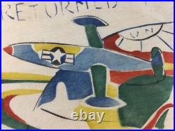 Korean War 1950-53 Returned From Hell US Soldier Souvenir Silk Hanky Blood Chit