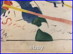 Korean War 1950-53 Returned From Hell US Soldier Souvenir Silk Hanky Blood Chit