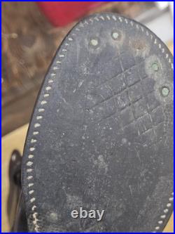 Korean War 1950s Size 9.5 Reg Black US Army Jump Combat/ Paratrooper Boots Mens