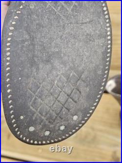 Korean War 1950s Size 9.5 Reg Black US Army Jump Combat/ Paratrooper Boots Mens