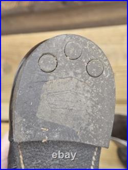 Korean War 1950s Size 9.5 Reg Black US Army Jump Combat/ Paratrooper Boots Mens