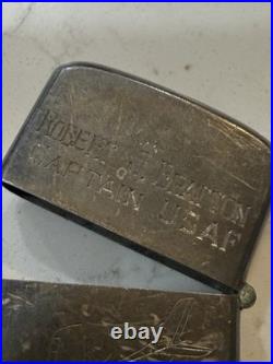 Korean War 1951-52 4th FIW USAF F-86 Fighter Pilot Named Silver 950 Trench Art Korean War 1951-52 4th FIW USAF F-86 Fighter Pilot Named Silver 950 Trench Art