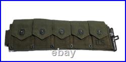 Korean War 1951 OD M-1923 Cartridge Belt Dismounted 30 Cal Original (C)