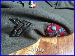 Korean War 1st Cavalry Div US Army Ike Jacket Uniform Decorated