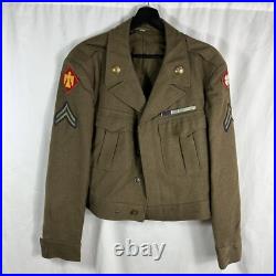 Korean War 25th Inf Div US Army Ike Jacket Uniform PH Decorated