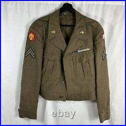 Korean War 25th Inf Div US Army Ike Jacket Uniform PH Decorated
