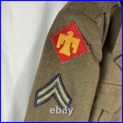 Korean War 25th Inf Div US Army Ike Jacket Uniform PH Decorated
