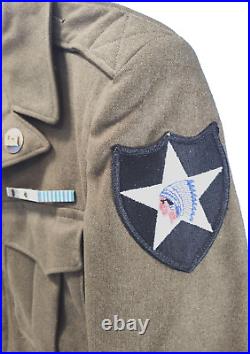 Korean War 2nd Infantry 2ID 101st Airborne Uniform with Ribbons and CIB