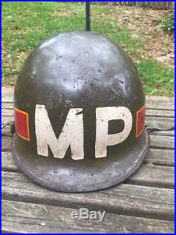 Korean War 503rd MP helmet