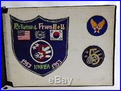Korean War 5th Air Force 67th Bomb Squadron Patches Photo Album Fighting Cocks