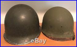 Korean War 7th Infantry Division M1 Painted Helmet