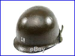Korean War 94th ID Captain Helmet with Follow Me Stripe WW2 WWII parts officer