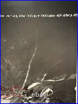 Korean War Aerial Bombing Photo