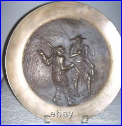 Korean War Brass Shell Plate Korea