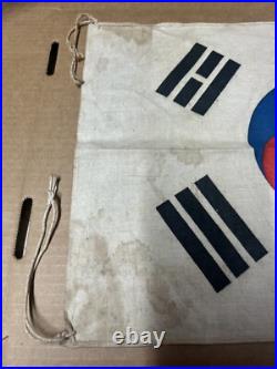 Korean War Bring Back Linen Painted South Korea Flag Seoul