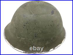 Korean War British Canadian Mk4 Lift The Dot Helmet Shell 1952 Dated