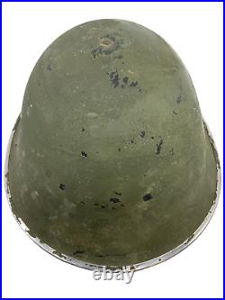 Korean War British Canadian Mk4 Lift The Dot Helmet Shell 1952 Dated