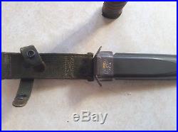 Korean War CAMILLUS M4 Knife for M1 Carbine withV. P. CO M8A1 Sheath