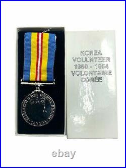 Korean War Canadian 1st Hussars & Elgin Regiment Vet with Volunteer Medal Grouping