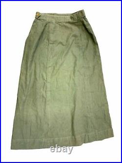 Korean War Canadian CWAC Women's Bush Dress Skirt 22 Inch Waist