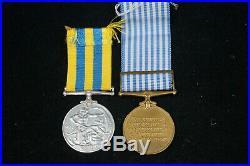 Korean War Canadian MID Medal Group Named Pominville