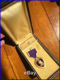 Korean War Cased Purple Heart Named 1952