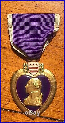 Korean War Cased Purple Heart Named 1952
