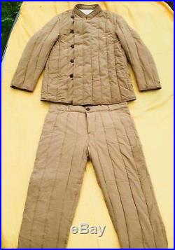 Korean War Chinese Army Soliders' cotton-padded Winter Jacket + Trousers Replica