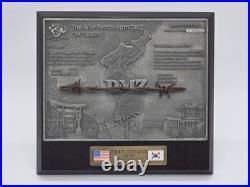 Korean War DMZ Barbed Wire Plaque Limited Edition Wire Fence