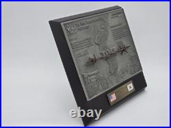 Korean War DMZ Barbed Wire Plaque Limited Edition Wire Fence
