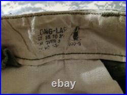 Korean War Dated 1952 Og-107 Shell Field Pants & Liner M1951 Type II Large Long