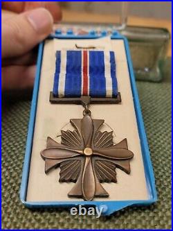 Korean War Distinguished Flying Cross Medal Slot Brooch Field Award Air Force