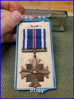 Korean War Distinguished Flying Cross Medal Slot Brooch Field Award Air Force