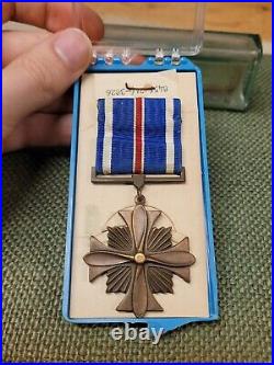 Korean War Distinguished Flying Cross Medal Slot Brooch Field Award Air Force