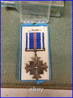 Korean War Distinguished Flying Cross Medal Slot Brooch Field Award Air Force