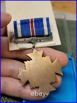 Korean War Distinguished Flying Cross Medal Slot Brooch Field Award Air Force