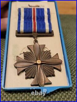 Korean War Distinguished Flying Cross Medal Slot Brooch Field Award Air Force