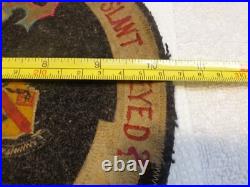 Korean War Embroidered Emblem.'The Land That God Forgot'. Back Patch