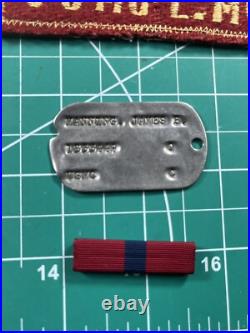 Korean War Era 1st Marine Division Theater Made Patch Named ID'd Grouping