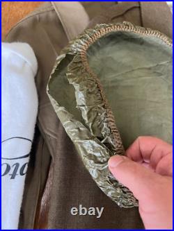 Korean War Era Army 2nd Armor Division United States Jacket, Shirt, &Hat Sz 34R