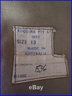 Korean War Era Australian Army RAA Uniform Battle Dress Jacket & Trousers