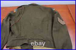 Korean War Era Canadian Battle Jacket Sargent Royal 22nd Regiment