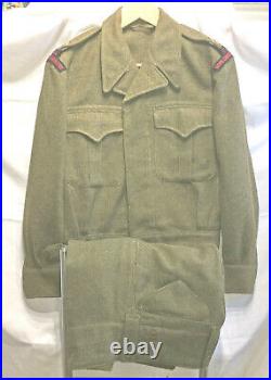 Korean War Era Canadian Officers Battledress Uniform 1 LAA RCA