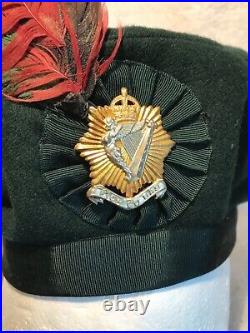 Korean War Era Canadian Officers Irish Caubeen, Cap Badge and Plume