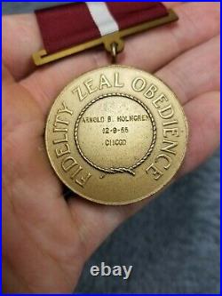 Korean War Era Coast Guard Good Conduct Medal Named & Engraved District 11 Rare