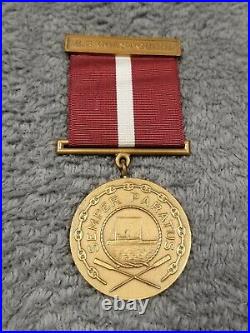 Korean War Era Coast Guard Good Conduct Medal Named & Engraved District 11 Rare
